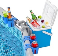 Esjay Pool Cooler with Pool Cup Drinks Holders, Above Ground Swimming Pool Accessories, Poolside Por