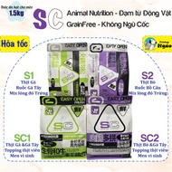 [1kg - 1.5kg] Thức ăn hạt cho Mèo mọi lứa tuổi SC Aninal Nutrition / Grainfree / Siêu Topping __