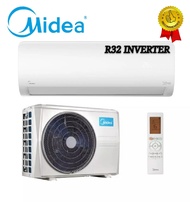 [Standard Installation For Ipoh Area Only] Midea Inverter R32 Air Conditioner 1.0HP /1.5HP / 2.0HP / 2.5HP MSXS-10CRDN8 / MSXS-13CRDN8 / MSXS-19CRDN8 / MSXS-25CRDN8