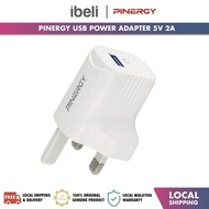 PINERGY USB Power Adapter 5V 2A UK3 Pin Malaysia Plug USB Wall Charger EU Plug
