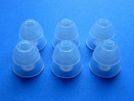 6大( L )クリアダブル( 2層)フランジEarbuds Eartips Set for Shure e3 C、e4 C、e4g、e5 C、i3 C、i4 C、scl3、scl4、scl5インナーイ