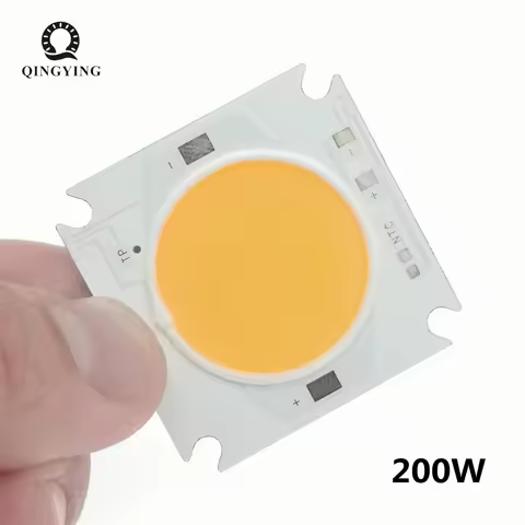 200W High Power LED COB Chip Par Light Beads High CRI Ra95 40mm*40mm White & Warm White Color DC32-3