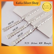 Original 925 Silver KF Bracelet Bangle For Men (420/440/480 KF) | Gelang Tangan KF Bangle Lelaki Perak 925 | Ready Stock