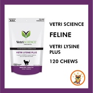 Vetri Lysine Plus for Cat Feline Kucing 120 Chews