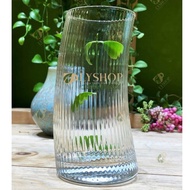 C-shaped glass cup 350ml - 550ml