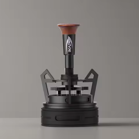 IKAPE V3 Espresso Rotary WDT, Espresso Stirrer Distribution Tool for Barista, 0.25MM 9 Needles Coffe