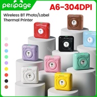 304dpi A6 Peripage Portable Printer Mini Wireless Sticky Thermal