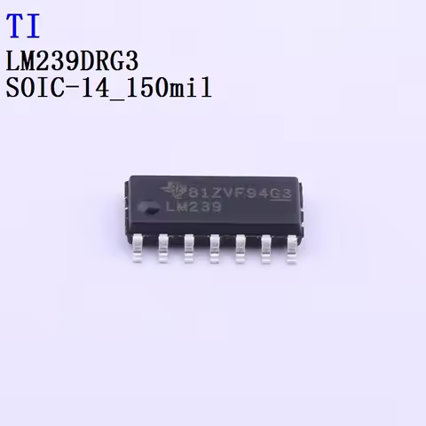 5PCS LM239DRG3 LM239DRG4 LM239N LM239PW LM258ADR TI Operational Amplifier