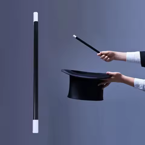 Self Rising Magic Stick Creative Close-up Magic Wand Stage Party Performance Props Easy to Learn for