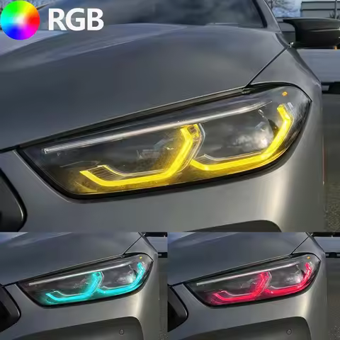 J ONE New Accessories Car Led Lights Drl Rgb Colour Control By Phone For BMW 8 Series M8 G14 G15 G16