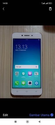 oppo A37f ram 2/16 jaringan 4G normal second siqp pakai