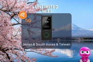 4G/5G Pocket WiFi สำหรับใช้ในญี่ปุ่น, เกาหลีใต้ และไต้หวัน (รับที่สนามบินในมาเลเซีย)