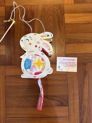 手作～ 和紙染兔兔燈籠連LED燈,