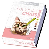 365-Day Cat Coloring Calendar Imported From France Notebook Size 11.1x5.7x15cm
