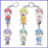 SQ3 Mr Osomatsu Acrylic Keychain Backpack Pendant Bags Accessories Anime Periphery QS3