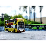 [1.1 DEAL ] Bus toy Singapore service 857" yellow bus"