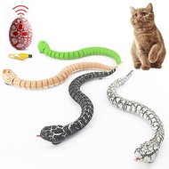 RC Remote Control Snake Toy For Cat Kitten Egg-shaped Controller Rattlesnake Interactive Snake Cat