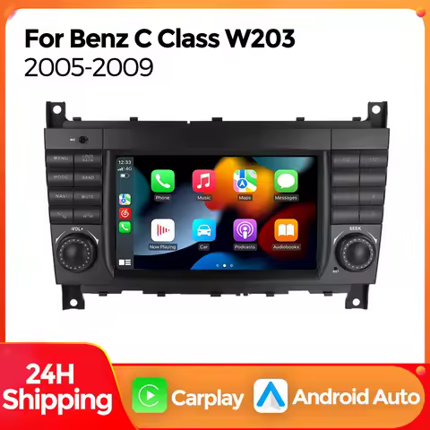 MEKEDE Android Auto Carplay Car Radio Multimedia Player For Mercedes Benz CLC W203 C-Class C180 C200