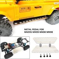 MN99S MN 99S MN99 MN98 MN90 RC car metal upgrade parts metal side plate pedal for mn mn99s mn99 acce