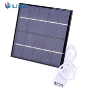 5W Solar Panel Charger Lightweight Polycrystalline Solar Portable Charging Panel Courtyard Lighting 