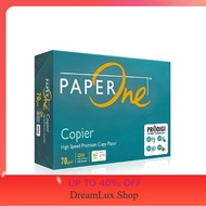 Paper One Bond Paper( white paper )#20/70 gsm Size:  Short / A4 / Long ( 500pcs / Ream )