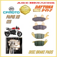 CFMOTO DISC BRAKE PADS PAPIO XO 125 GOLD QUALITY