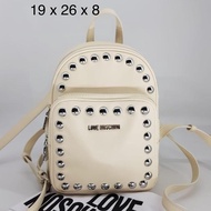 Tas Authentic LOVE MOSCHINO Backpack Original Asli