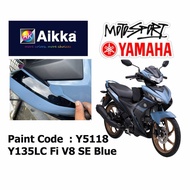 AIKKA YAMAHA Y135LC FI V8 SE Y5118 BLUE / 2K PAINT / CAR AND MOTOR / DIY COLOR