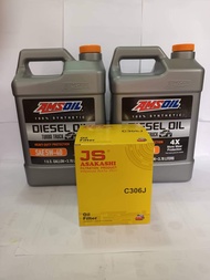 AMSOIL Heavy Duty 5w40 Fully Synthetic Diesel Engine Oil with JS C-306