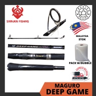 SAMURAI - MAGURO Deep Game Jigging Rod 5'8 6'0 6'3 PE 1-3 / 2-4 / 3-5 Spinning Rod Casting Rod Jiggi