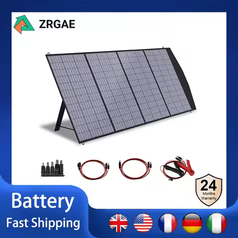 Foldable Solar Panel 400W 200W 140W 100W 60W Solar Charger with Solar Output for Power Station Solar