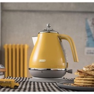 Delonghi high-speed kettle in royal yellow
