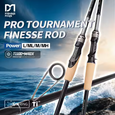 FISHINGFANS PERFORMER Titanium TZ Guide Carbon Reel Seat AA Cork Handle 6'6 6'8 L M ML MH Power 7-26