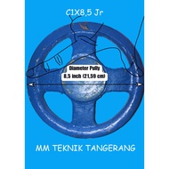 Pully C1 x 8.5" Iron Spokes Ancuran Poli C1 x 8.5 inch Pulley Cast iron Anc 8.5 inch C1x8.5" C1x8.5 