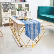 table runner Light Luxury Striped Table Runner Wholesale Modern Nordic Modern Simple Coffee Table Ru