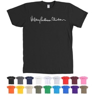 Hillary Rodham Clinton Signature T-Shirt Autograph Tee - New