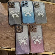 casing vivo y03 casing vivo y15 casing vivo y16 X100 Bowknot 3 Glitter Plating Suitable for Y100 Pho