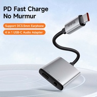 Original Mcdodo Type C Audio Earphone Converter With Charging Converter Splitter Type C To C + 3.5mm