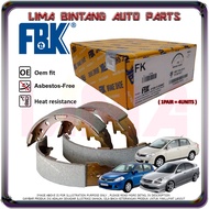 Nissan Latio C11 , Sylphy G11 Rear Brake Drum Shoe , Brake Lining Shoes FBK *Original*