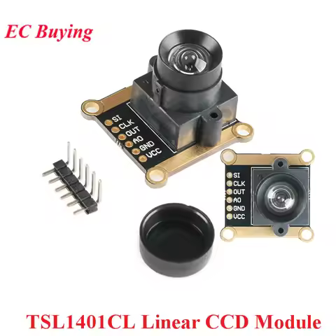 TSL1401CL 128x1 Linear CCD Camera Sensor Array Ultra Wide-Angle Lens 120 Degrees 128*1 Black and Whi