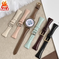 22mm 18mm Smooth Narrow Leather Strap Compatible for Huawei GT6/GT5/GT4 46mm 41mm for forerunner 265