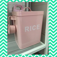 READY STOCK MALAYSIA bekas beras pink 5kg rice bucket container pot tempat beras