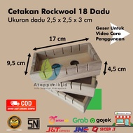 18-hole rockwool mold
