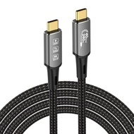 USB4 Cable, Thunderbolt 4 Cable, 240 W Charging Cable, 40 Gbps Data Cable, 8K @ 60Hz 4K120Hz HDR, PD