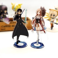 Sword Art Online Kirigaya Kazuto Yuuki Asuna acrylic stand figure anime toy