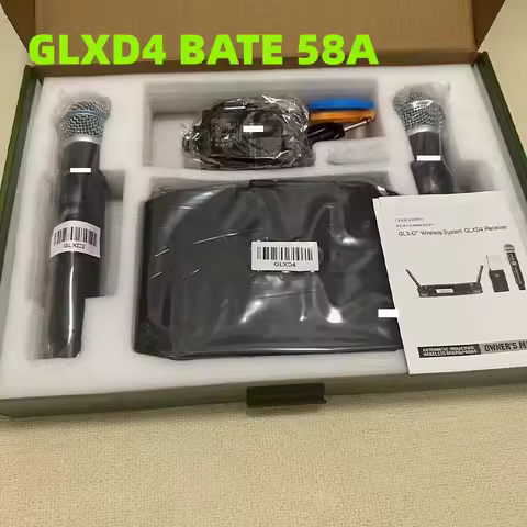 Original GLXD4 BETA 58A Metal Professional Wired Microphone Dynamic Cardioid Mic For Karaoke Live Vo
