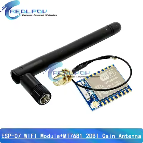 ESP8266 ESP-07 Wifi Serial Module With 11cm 2.4G Wireless SMA Antenna Stick 2dB 2.5dB Gain For NRF24