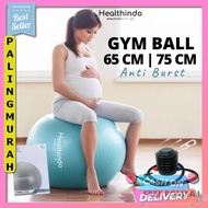 Gymball Olahraga Wanita Murah Bola Ibu Hamil Senam Karet Yoga Fitness Pilates Alat Therapy Ball Premium Kekinian Viral Kuat Tebal Balon Jumbo Filates Terbaru 2022 Gymball Bola Senam Yoga 75Cm Bonus Pompa Gym Ball Fitness Ball Bola Ibu Hamil Yoga AC182