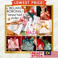 HAZA | BORONG (100 pcs) ROXEL BIG VIP GIFT Bag Box String Doorgift Kahwin Tunang Goodies Paperbag Wedding Sejadah Tudung