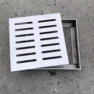 Stainless steel manhole cover garden outdoor drainage cover ditch cover sewer cover rainwater grate